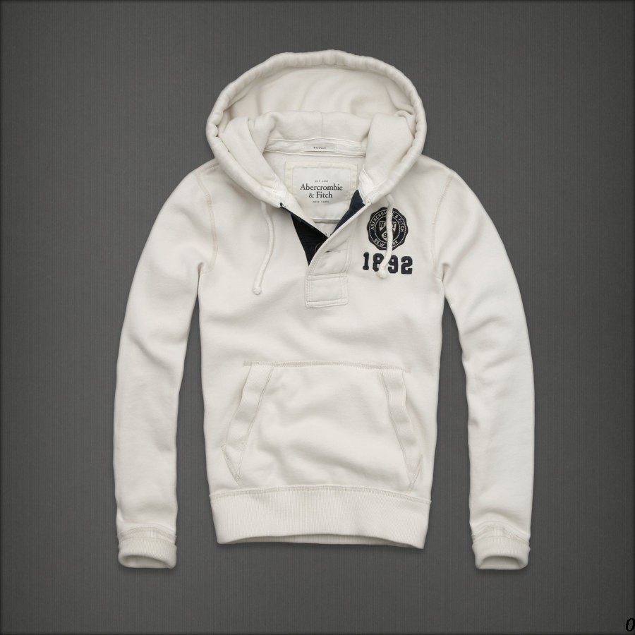 Abercrombie Fitch Hombres Con Botón Capucha AF6543